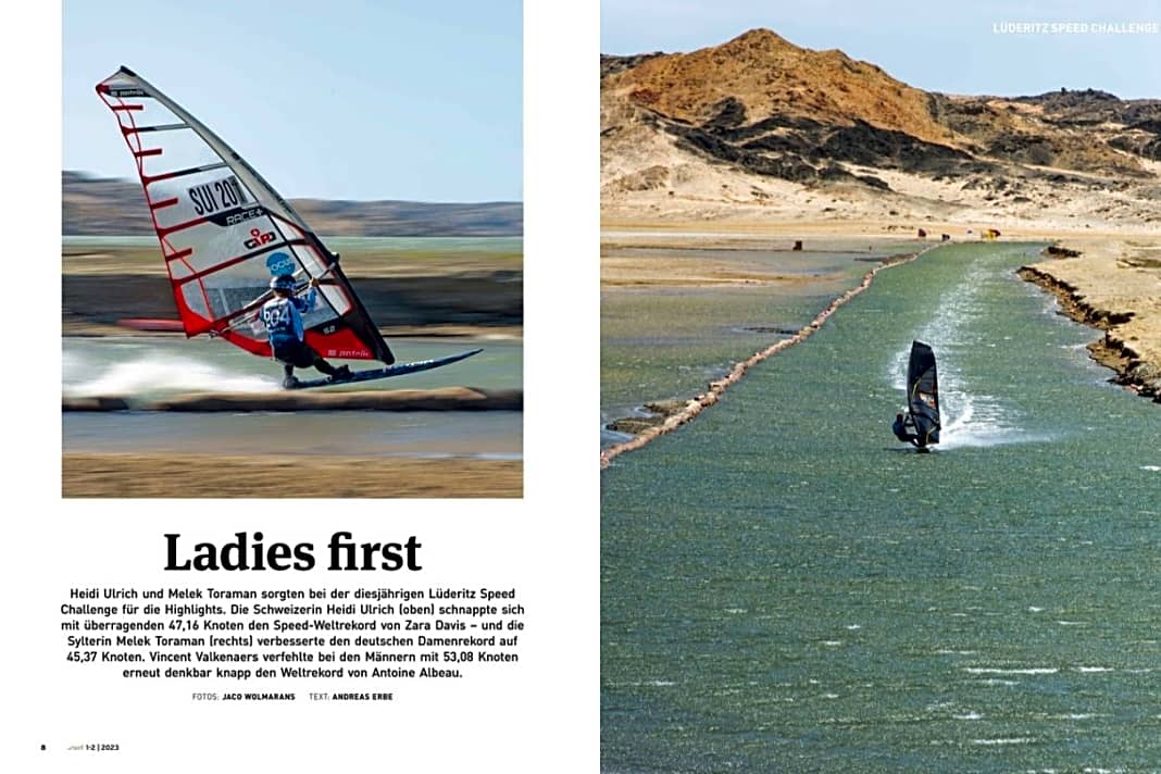 Bei der Lüderitz Speed Challenge standen vor allem die Frauen im Fokus
