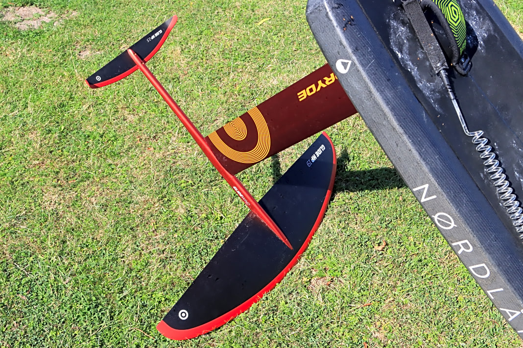 Das NeilPryde Glide Surf HP gibt's mit sechs verschiedenen Frontwing-Größen