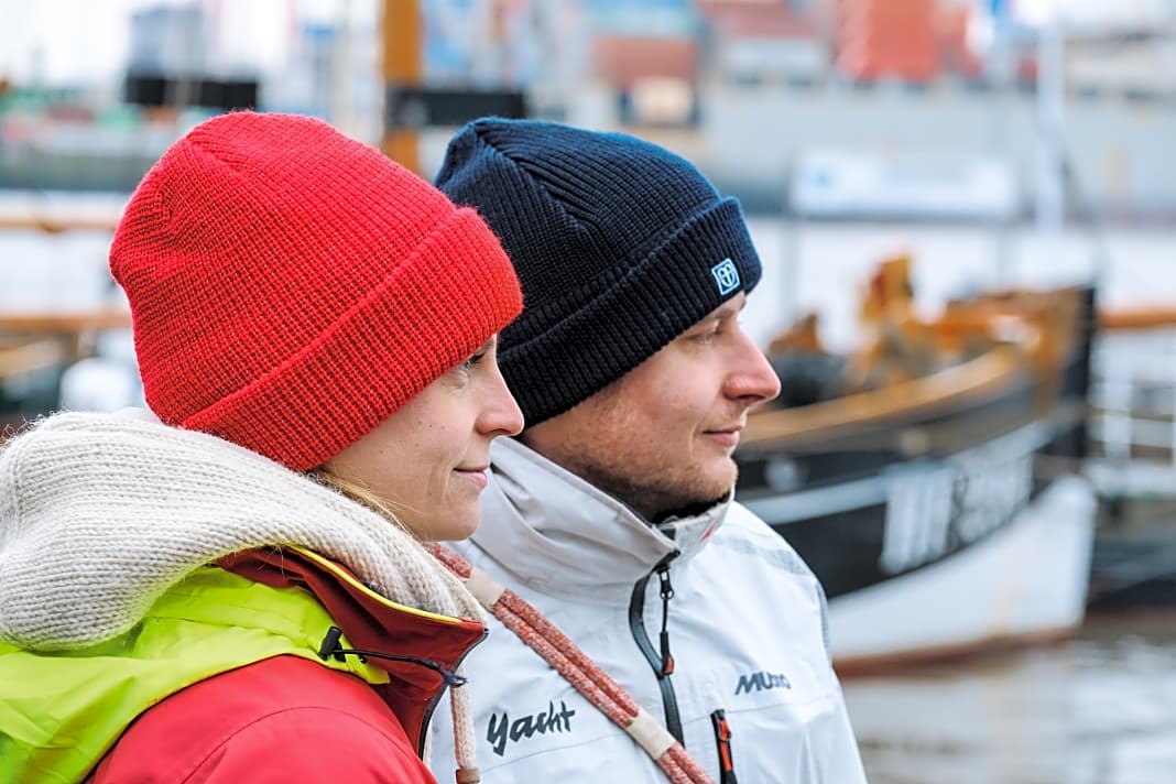   Winterliche Temperaturen mit eisigem Ostwind sorgten für harte Testbedingungen an der Elbe