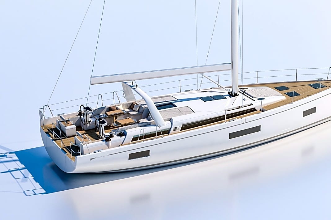 Kommt im Sommer 2020: Beneteau Oceanis Yacht 54, die komfortable Schwester der First Yacht 53