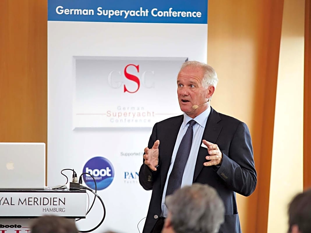 Ed Dubois als Referent bei der German Superyacht Conference