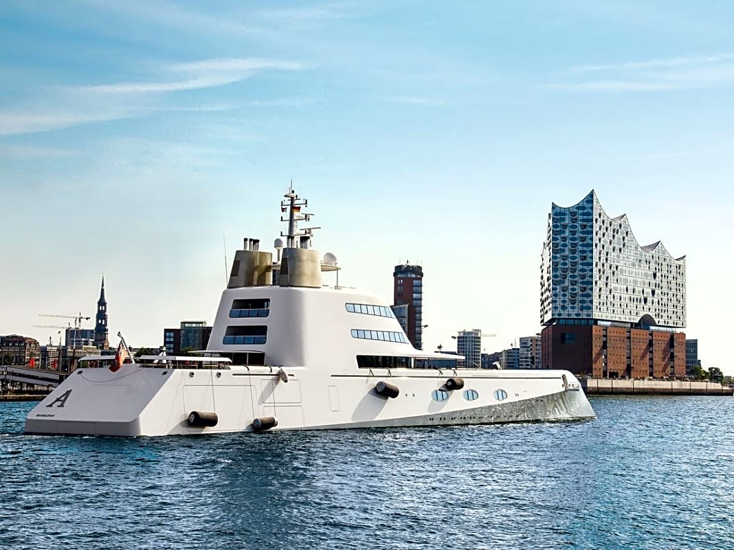Superyacht-Destination Hamburg
