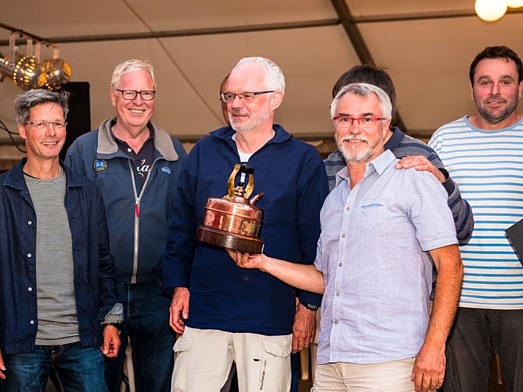 Die Eignergemeinschft des Kielschwerters "Wellenreiter" – Gewinner des Restaurierungspreises 2019