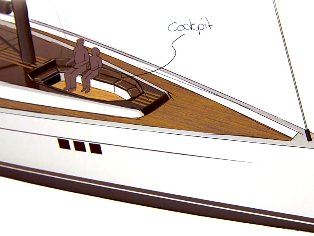 Vorschiff-Variante 3: Dritt-Cockpit – je eins für Gäste und Käp'n gibts ja achtern schon