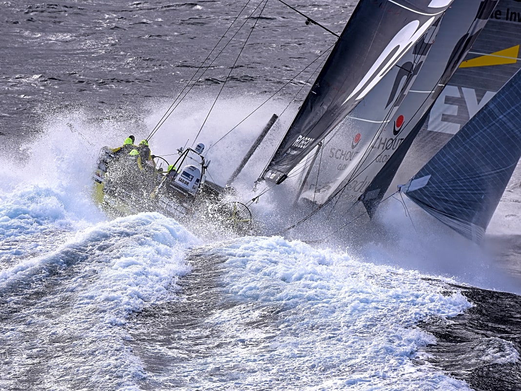 Rund Kap Hoorn beim Volvo Ocean Race 2015 – im Vollwaschgang. Luftbilder vom 30. März