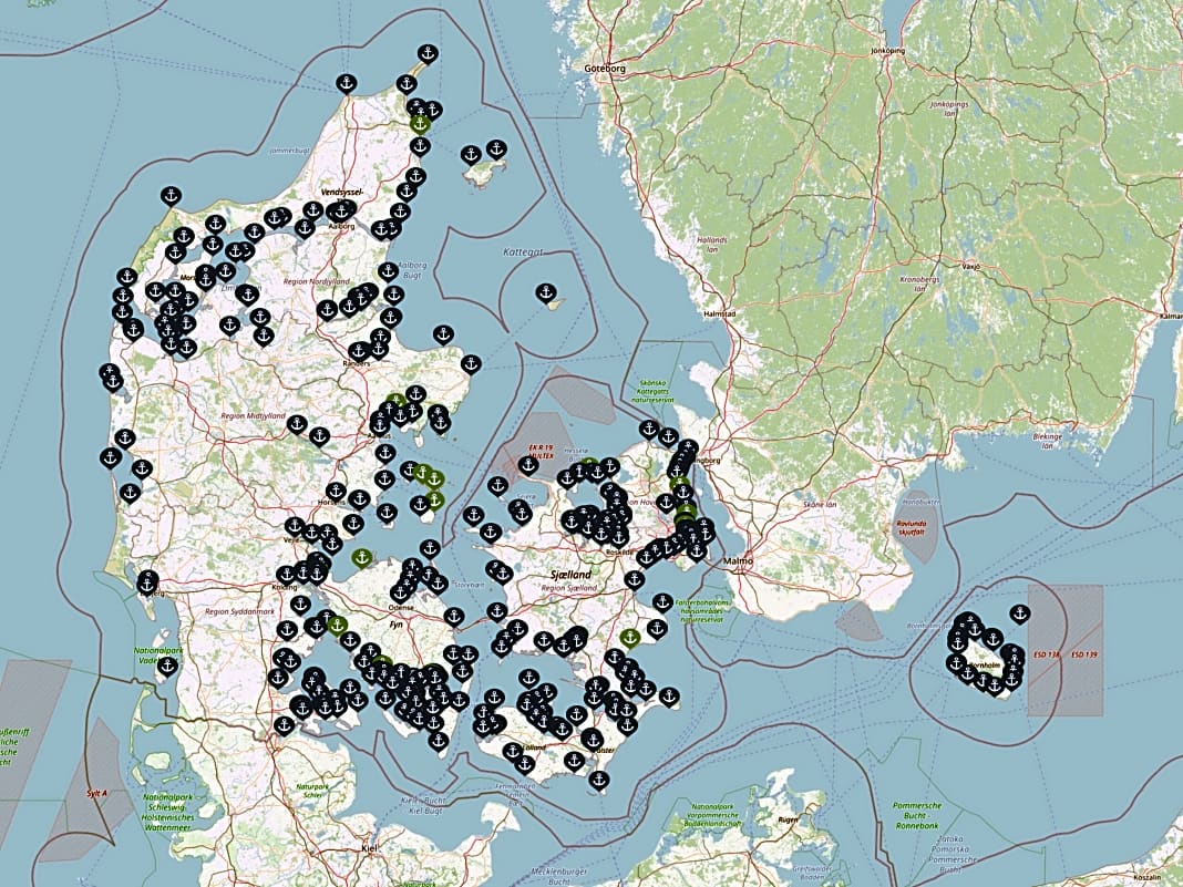 Online-Hafenhandbuch für Dänemark