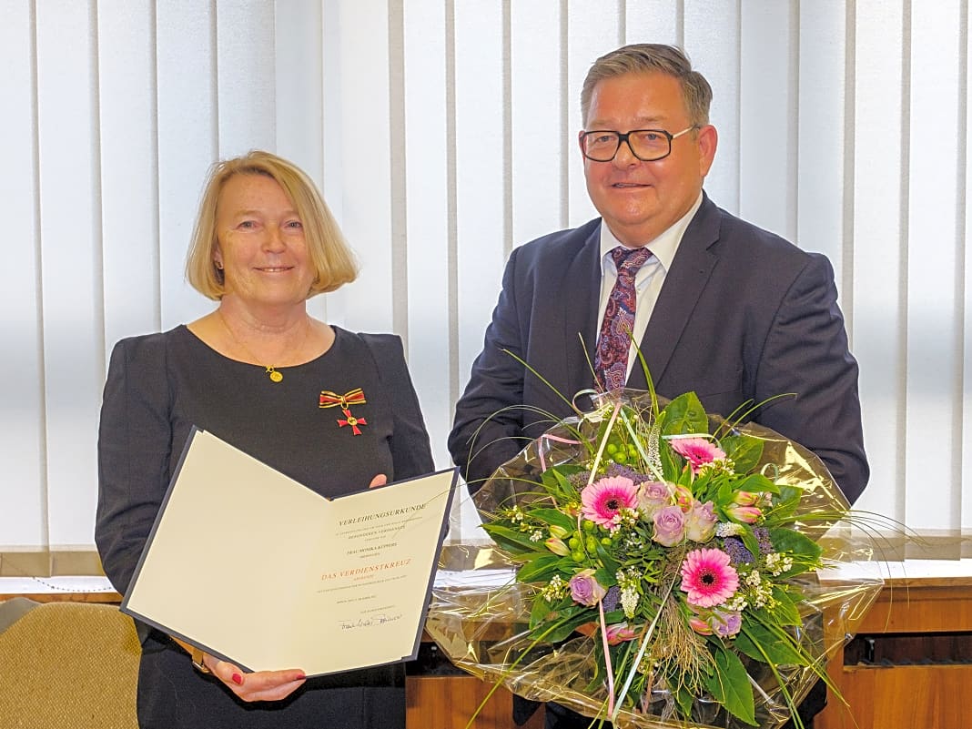 Mona Küppers mit dem Bundesverdienstkreuz ausgezeichnet
