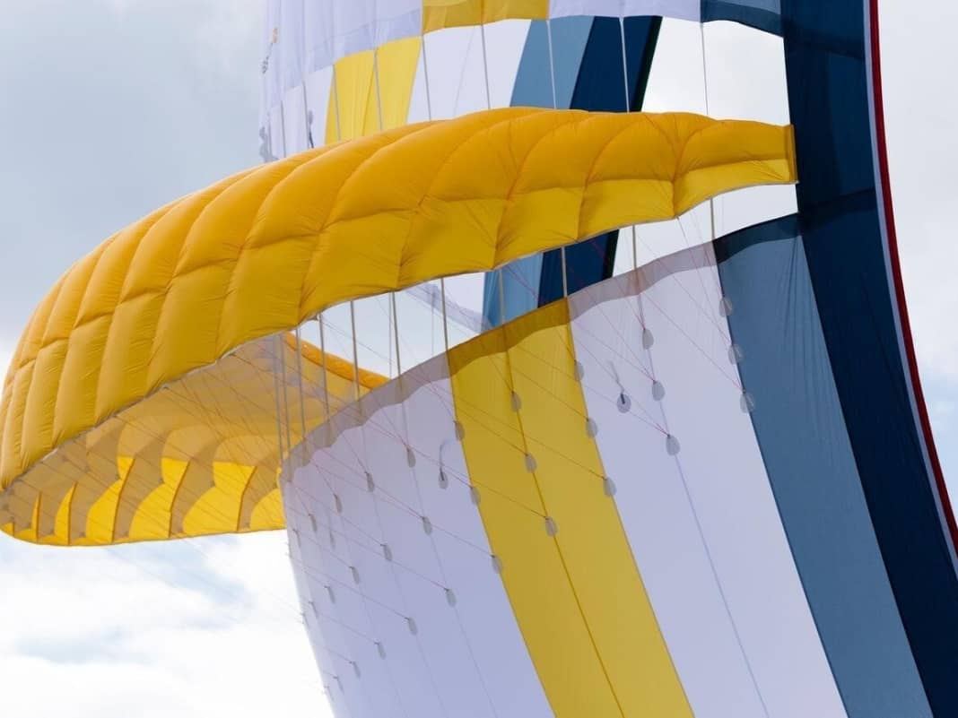 Schneller & stabiler: Parasailor mit neuem Flügeldesign