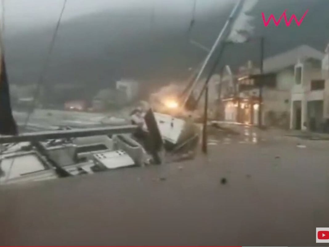 „Ianos“ versenkt Yachten in Häfen