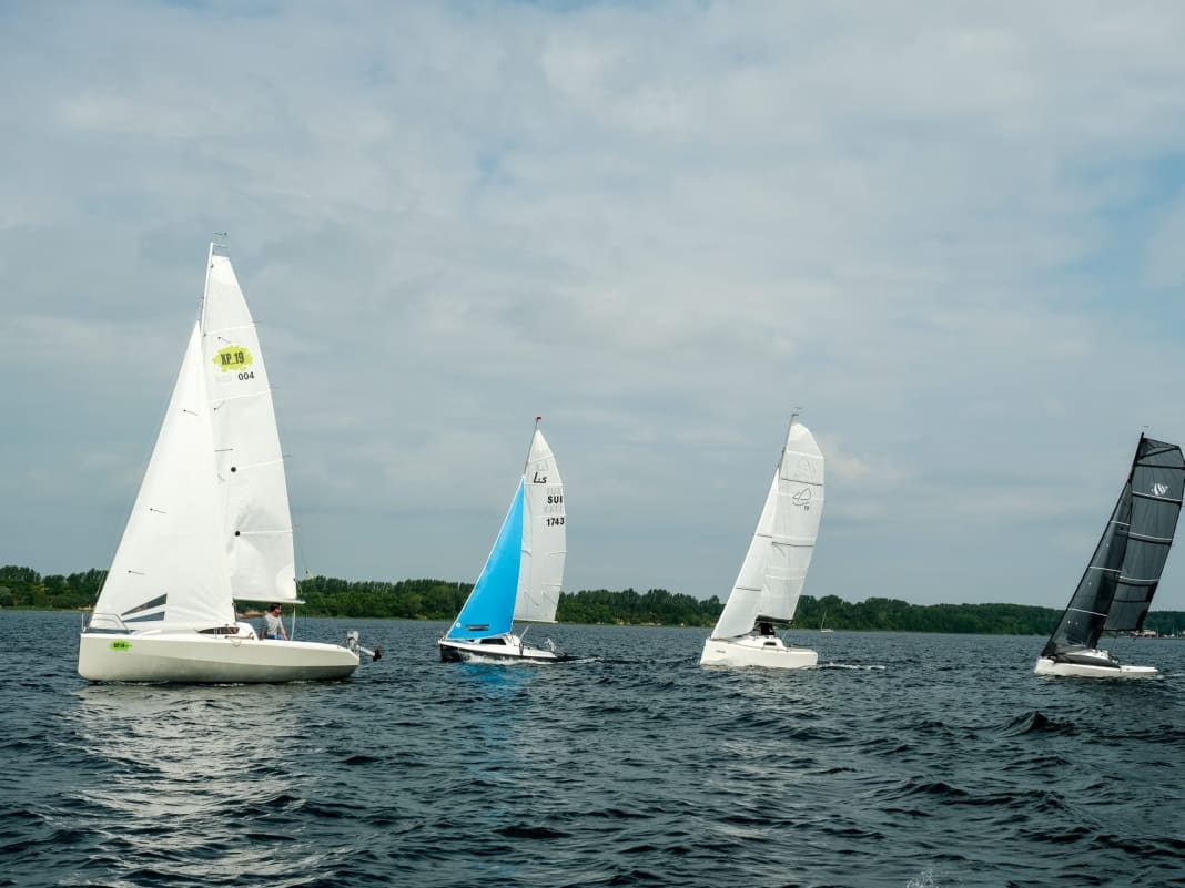 Vier Trailerboote im Test vor Boltenhagen