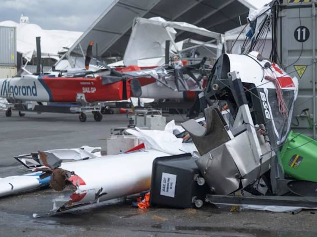 Sturm-Schock in Sydney – SailGP-Flotte schwer getroffen