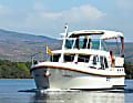 Linssen-Stahlyacht in Schottland: "Schiffigere" Boote machen auch höhere Geschwindigkeiten und längere Strecken möglich.