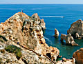 Spektakuläre Küste: die Ponta da Piedade südlich von Lagos an der Algarve 
