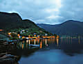 Sognefjord: Bjordal am Abend