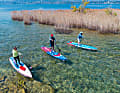 Der südliche Gardasee kurz vor Saisonbeginn – ein Traum zum Tourenpaddeln ohne Touristenauflauf.