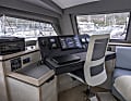 Für an Bord lebende Eigner besitzt der Catana Oceanclass einen Navitisch, der als vollständiges Büro dienen kann.