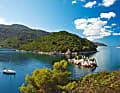 Traumhafte Ankerbuchten sind das Markenzeichen des Reviers, hier in der Bucht Prozura auf der Insel Mljet