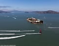 Schöne Kulisse – die Bucht von San Francisco mit Alcatraz Schöne Kulisse – die Bucht von San Francisco mit Alcatraz