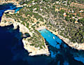 Die Calo d’es Moro an der Südwestseite Mallorcas. Platz ist nur für ein, zwei Boote