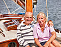 Die Eigner Brigitte und Dirk Lehmann freuen sich, nach 14-jähriger Restaurierung wieder mit dem geliebten Familienschiff unterwegs sein zu können