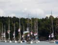 Parade der Schwäne: Mehr als 100 Swan-Yachten haben über die Toppen geflaggt und laufen aus Turku aus