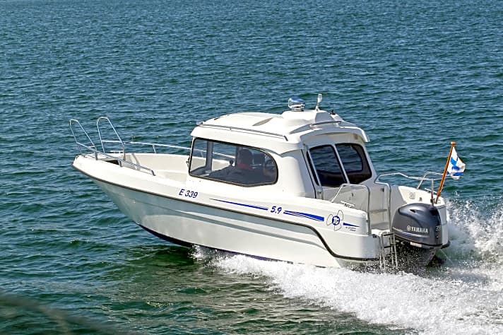   Die neue TG 5.9: robustes Mehrzweckboot mit gutem Wetterschutz aus Finnland.