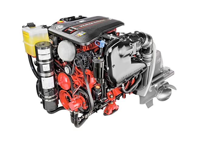   V8-380: Der Hochdrehzahl-Motor leistet aus 6 l Hubraum bärenstarke  380 PS.