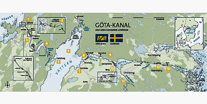 Quer durch Schweden Teil 3: Der Göta-Kanal – Sveriges Route 66 | BOOTE