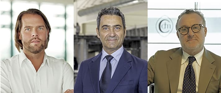 Neues Führungstrio (v.l.n.r.): Tom Schröder, Ennio Cecchini und Vasco Buonpensiere