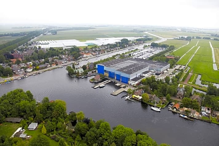   Die Feadship-Werft Royal Van Lent in Kaag.