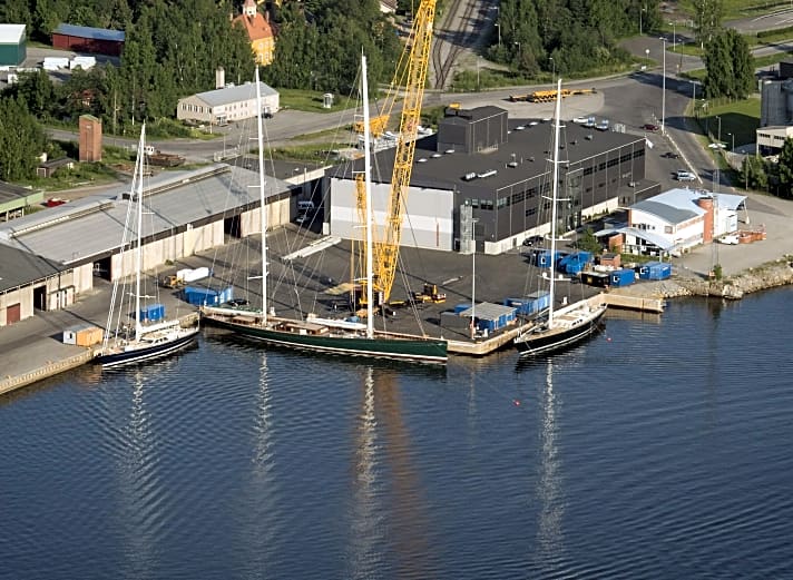   Hauptsitz und Werfthallen von Baltic Yachts liegen im finnischen Pietarsaari.