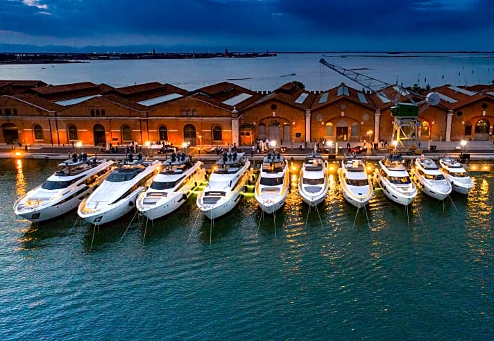   Venice Boat Show in Venedigs Arsenale