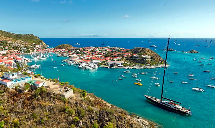   St. Barthelemy: Der malerische Hafen von Gustavia ist der Ausgangspunkt der St Barths Bucket. 