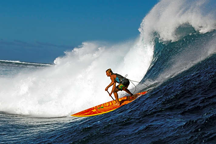   Laird Hamilton liebt hohe Wellen: Tehaupoo, Tahiti