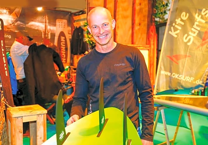   Klaus Jocham shapte viele Jahre für Hifly, heute setzt er bei Surfline Munich seine Philosophie um.