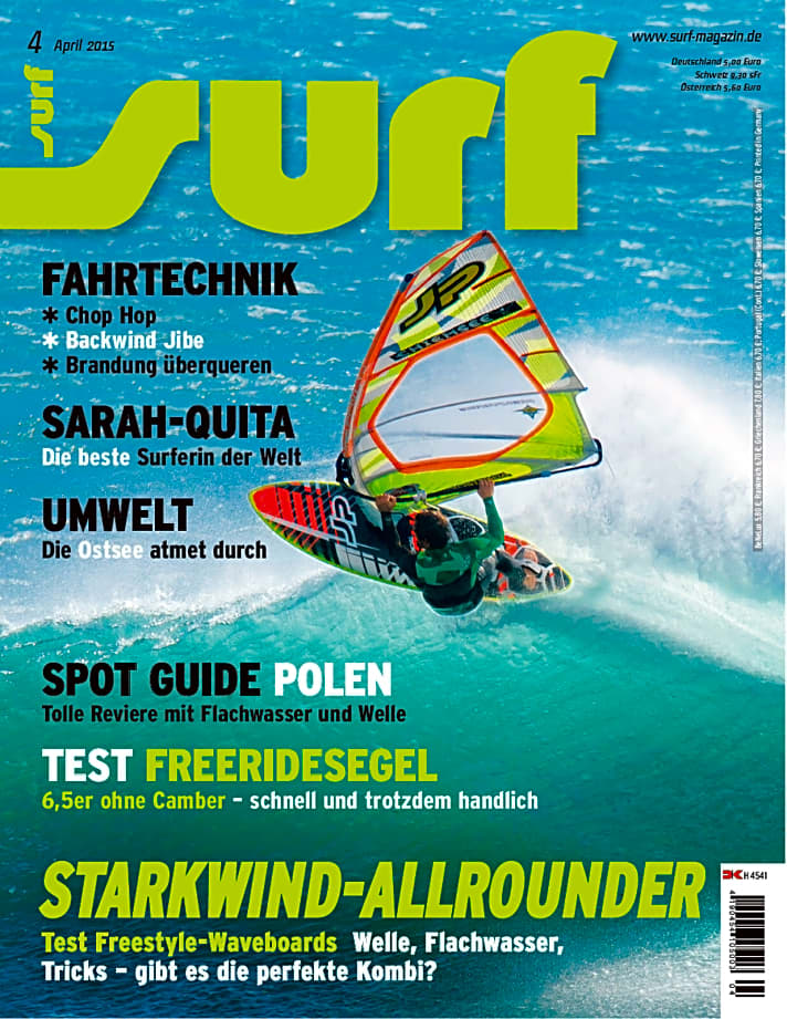   Diesen Artikel bzw. die gesamte Ausgabe SURF 4/2015 können Sie in der SURF App (iTunes und Google Play) lesen oder die Ausgabe im DK-Shop nachbestellen. 