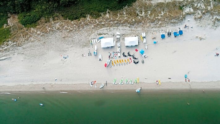   Südkap Surfing auf Sylt – auch hier werden Camps angeboten 