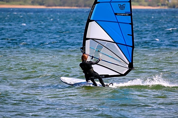  Das Morpho Sails konnten wir im Windbereich von zehn bis 18 Knoten testen