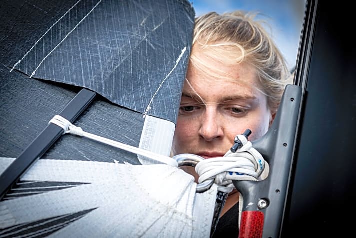 Profiseglerin und Co-Skipperin im Team Malizia: Rosalin Kuiper blickt ihrer Premiere im The Ocean Race entgegen