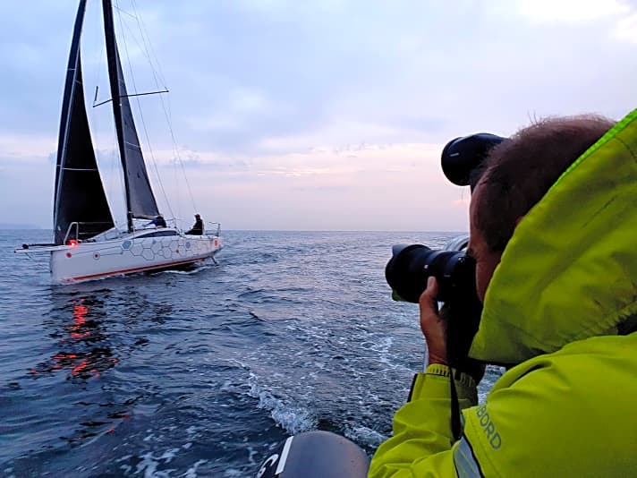 Im Visier der Fotografen: Die Dehler-30od-Yachten bei der Ostsee-Meisterschaft