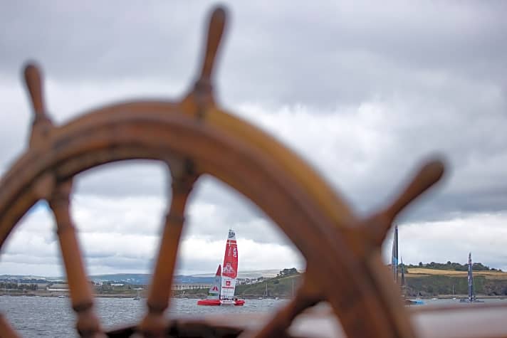 Dänische Aussichten: Hier trainieren die Dänen noch beim letzten SailGP in England, doch jetzt kommt der SailGP am 19. und 20. August in ihre Heimat nach Kopenhagen
