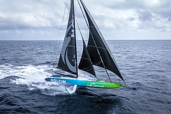 Kevin Escoffiers Imoca “Holcim – PRB” zählt zu den topfavorisierten Booten im 14. The Ocean Race