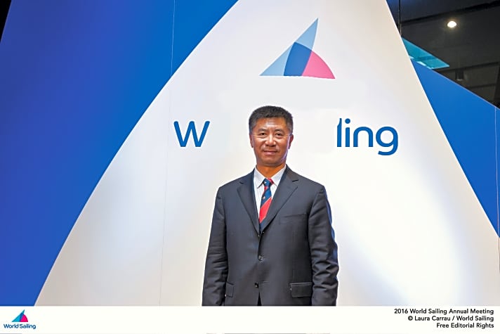   Der neue World-Sailing-Präsident Quanhai Li muss jetzt im olympischen Ritt auf Messers Schneide schnell und erfolgreich agieren