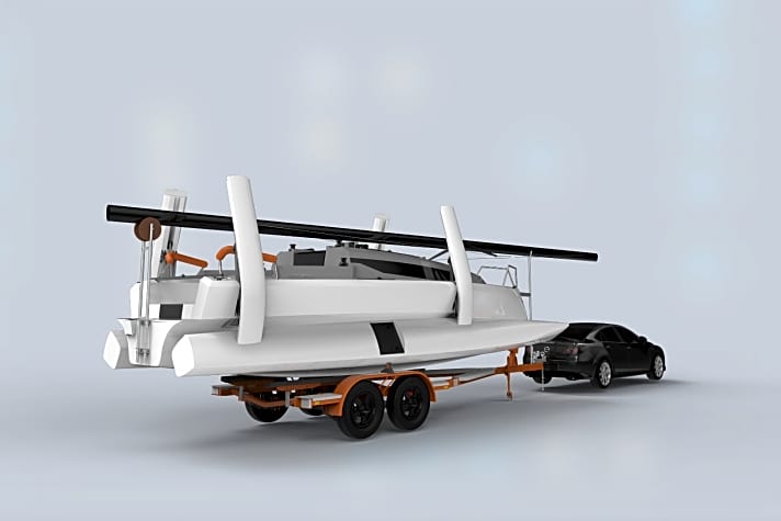   Dank nur 2,50 Meter Breite und 1,6 Tonnen Gewicht lässt sich der Corsair 880 problemlos auf der Straße transportieren