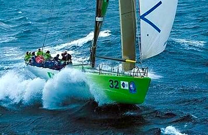   Das letzte und gleichzeitig siegreiche deutsche Boot im Volvo Ocean Race: Michael Illbrucks Team Illbruck Challenge im Rennen um die Welt 2001/02 