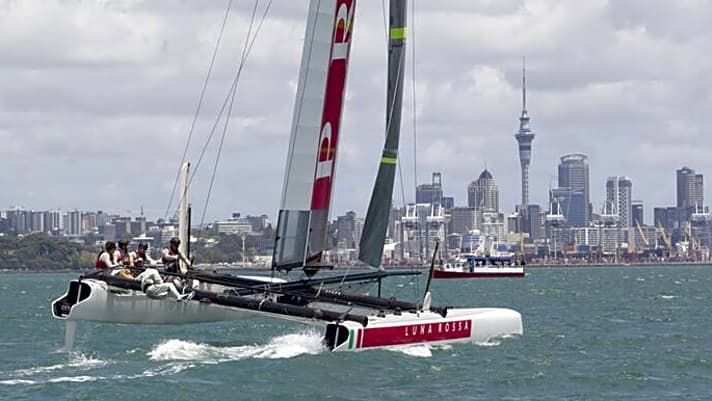  Testfahrten vor Auckland: Luna Rossa wird mit den Neuseeländern eine Art Trainingsgemeinschaft bilden