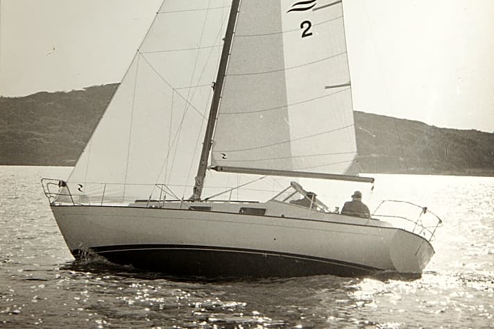   Die Hallberg-Rassy Monsun 31 beim YACHT-Test im Jahr 1977