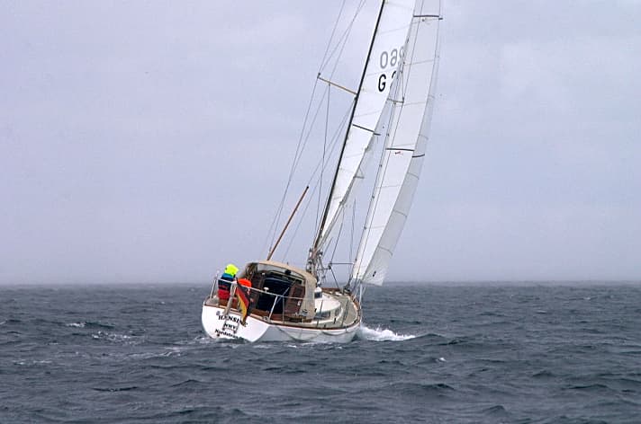   Mit dem Hanseat ist erstmals ein GFK-Boot erfolgreich. Foto (von 2009)