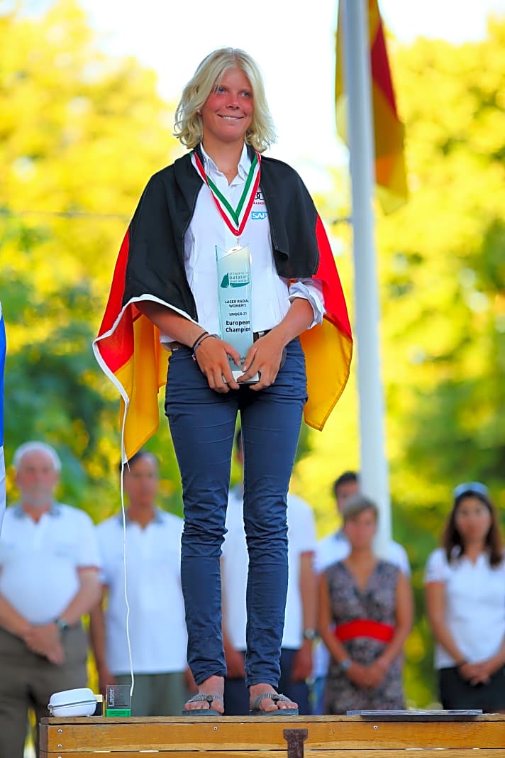   Schöne Erinnerung: 2014 hatte Svenja Weger die Laser-Radial-Europameisterschaft gewonnen