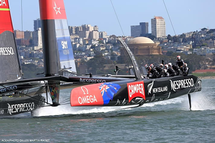   We catch you because we can: Emirates Team New Zealand
